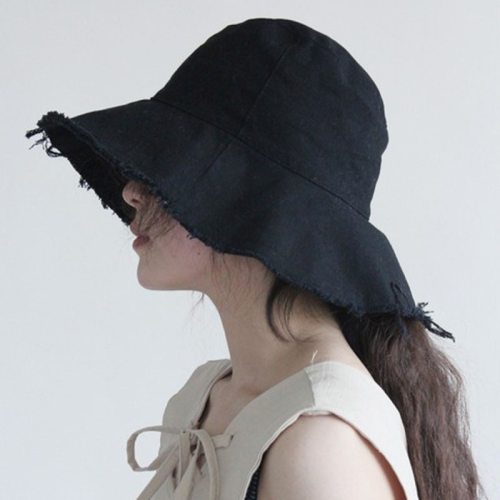 MAXSITI U Female burrs bucket hats contracted leisure folding washed soft cloth cap