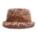 SILOQIN Extra Thick Warm Women's Bucket Hats 2019 New Style Winter Female Winter Hat Leopard Hip Hop Cap For Women Student Hat