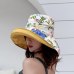 SUOGRY Double-Sided Reversible Bucket Hat 3D Printed Fisherman Hats Summer Spring Caps Casual Sunhat for Women