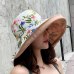 SUOGRY Double-Sided Reversible Bucket Hat 3D Printed Fisherman Hats Summer Spring Caps Casual Sunhat for Women