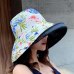 SUOGRY Double-Sided Reversible Bucket Hat 3D Printed Fisherman Hats Summer Spring Caps Casual Sunhat for Women