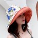 SUOGRY Double-Sided Reversible Bucket Hat 3D Printed Fisherman Hats Summer Spring Caps Casual Sunhat for Women