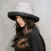 SUOGRY Sun Hat Anti-UV Cotton Summer Hat For Women Vacation Wide Brim Beach Hat Foldable Bucket Hat large Brim Cap 5 Color