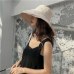 Spring Summer Women Hat Flat Linen Bucket Hat For Women Travel Sun Hat Japanese Foldable Solid Color Female Simple Fisherman Hat