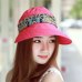 Summer Outdoor Riding Anti-UV Sun Hat Women Beach Foldable Sunscreen Floral Print Caps Neck Face Wide Brim For Ladies