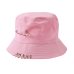 Unisex Iron Ring Bucket Hat Spring Summer Girl Boy Fisherman Hip hop Sun Hat Female Male Folding Outdoor Travel Cool Solid Cap