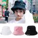 Unisex Iron Ring Bucket Hat Spring Summer Girl Boy Fisherman Hip hop Sun Hat Female Male Folding Outdoor Travel Cool Solid Cap