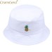 Unisex Sun Hats Women Pineapple Sunscreen Bucket Hats Men Sunbonnet Fedoras Solid Color Summer Beach Cap Wholesale 906