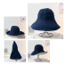 Women Fashion Casual Cycling Foldable Bucket Hat Summer Travel Gift Wide Brim Solid Soft Outdoor Sports Sun Protection Beach