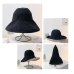 Women Fashion Casual Cycling Foldable Bucket Hat Summer Travel Gift Wide Brim Solid Soft Outdoor Sports Sun Protection Beach