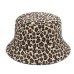 Women Leopard Print Bucket Comfortable Breathe Foldable Men Beach Flat Top Sun Fishing Hat high quality Flat Panama Hat Street