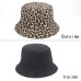 Women Leopard Print Bucket Comfortable Breathe Foldable Men Beach Flat Top Sun Fishing Hat high quality Flat Panama Hat Street