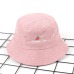 embroidery bucket hat for men women hip hop fisherman cap Adult panama bob hat summer lovers flat hats  outdoor travel hat