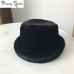 retro color thick warm fur leisure hat Women Winter Hat flat caps Wool Mixed Outdoor Beanies Baggy Headwear Cap wholesale