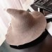 women modern witch hat men Along the sheep wool cap knitting fisherman hat Female fashion witch pointed basin bucket hat