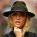 100% Wool Wide Brim Floppy Felt Trilby Bowknot Fedora Hat For Elegant Womem Ladies Winter Auturmn Cashmere Gangster Church Hat 5