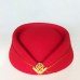 13 Colors Wool Felt Pillbox Air Hostesses Beret Hat Base Cap Airline Stewardess Formal Uniform Hat Caps