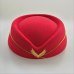 13 Colors Wool Felt Pillbox Air Hostesses Beret Hat Base Cap Airline Stewardess Formal Uniform Hat Caps