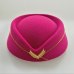 13 Colors Wool Felt Pillbox Air Hostesses Beret Hat Base Cap Airline Stewardess Formal Uniform Hat Caps