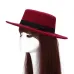 2016 Autumn Winter Mens Hats Fedoras Vintage Women Girls Felt Fedoras Flat Top Jazz Hat Church Hats Bucket Hat Chapeau