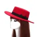 2016 Autumn Winter Mens Hats Fedoras Vintage Women Girls Felt Fedoras Flat Top Jazz Hat Church Hats Bucket Hat Chapeau