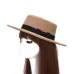2016 Autumn Winter Mens Hats Fedoras Vintage Women Girls Felt Fedoras Flat Top Jazz Hat Church Hats Bucket Hat Chapeau
