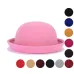 2017 New Fall Winter Fashion warm Wool Felt Women's Fedoras Hats Retro Vintage Animal Cap Not Deformed Fedoras Caps For Women