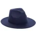 2018 Autumn Winter Womens Felt Hat Fedoras Big Brim Hats For Women British Style Vintage Church Hats Lady Flat Brim Fedoras