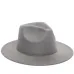 2018 Autumn Winter Womens Felt Hat Fedoras Big Brim Hats For Women British Style Vintage Church Hats Lady Flat Brim Fedoras