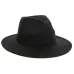 2018 Autumn Winter Womens Felt Hat Fedoras Big Brim Hats For Women British Style Vintage Church Hats Lady Flat Brim Fedoras