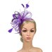 Banquet Fedoras Fascinator Headband Women Derby Day Party Hat Bridal Hair Accessory Wedding Cocktail Gift Feather Mesh Bowknot