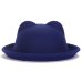 Beautiful Cute Women Devil Hat Cute Cat Bear Ears Seaside shade Wool Derby Bowler Cap Bonito