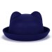 [DINGDNSHOW] 2019 Fashion Trend Fedora Hat Unique Cute Adult Wool Winter and Autumn Floppy Hat With Ears Female Gorro for Women