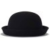 Fashion Parent-child bowler hat wool felt Fedora hats for Women Girls Children solid Cat Ear formal cap trilby Sombrero Derby