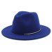 Fashion Wool Women Outback Fedora Hat For Winter Autumn ElegantLady Floppy Cloche Wide Brim Jazz Caps Size 56-58CM K40