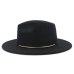 Fashion Wool Women Outback Fedora Hat For Winter Autumn ElegantLady Floppy Cloche Wide Brim Jazz Caps Size 56-58CM K40