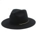 Fashion Wool Women Outback Fedora Hat For Winter Autumn ElegantLady Floppy Cloche Wide Brim Jazz Caps Size 56-58CM K40