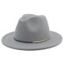 Fashion Wool Women Outback Fedora Hat For Winter Autumn ElegantLady Floppy Cloche Wide Brim Jazz Caps Size 56-58CM K40