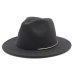 Fashion Wool Women Outback Fedora Hat For Winter Autumn ElegantLady Floppy Cloche Wide Brim Jazz Caps Size 56-58CM K40