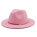 Fashion Wool Women Outback Fedora Hat For Winter Autumn ElegantLady Floppy Cloche Wide Brim Jazz Caps Size 56-58CM K40