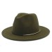 Fashion Wool Women Outback Fedora Hat For Winter Autumn ElegantLady Floppy Cloche Wide Brim Jazz Caps Size 56-58CM K40