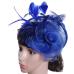 Hair Accessories Elegant Lady Cap Fashion Women Fascinator Mesh Hat Ribbons And Feathers Wedding Party Hat chapeu feminino