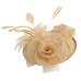 Hair Accessories Elegant Lady Cap Fashion Women Fascinator Mesh Hat Ribbons And Feathers Wedding Party Hat chapeu feminino