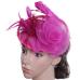 Hair Accessories Elegant Lady Cap Fashion Women Fascinator Mesh Hat Ribbons And Feathers Wedding Party Hat chapeu feminino