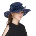 Kajeer Church Hats For Women Black Sexy Floral Crown Vintage Style Organza Fascinator Sun Hat Women Party Dance Hair Accessory
