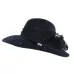 Kajeer Church Hats For Women Black Sexy Floral Crown Vintage Style Organza Fascinator Sun Hat Women Party Dance Hair Accessory