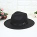 MUQGEW Winter Autumn Imitation Woolen hats Women Men Ladies Top Jazz Hat  European American Round Caps Bowler Hats chapeu