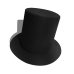 Mini Top Tall Hat Man Women Wedding Party Fascinator Hat EVA 9cm Millinery Hat Base DIY Craft  Solid Man Women Dance Hat A006