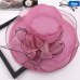 New Trendy Summer Hats For Women Organza Floral Wedding Fedoras Formal  Hats Wide Brim Sunhat Beach Church Hat