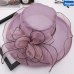 New Trendy Summer Hats For Women Organza Floral Wedding Fedoras Formal  Hats Wide Brim Sunhat Beach Church Hat